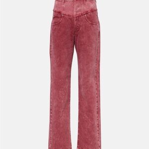 Isabel Marant Noemie Raspberry Jeans